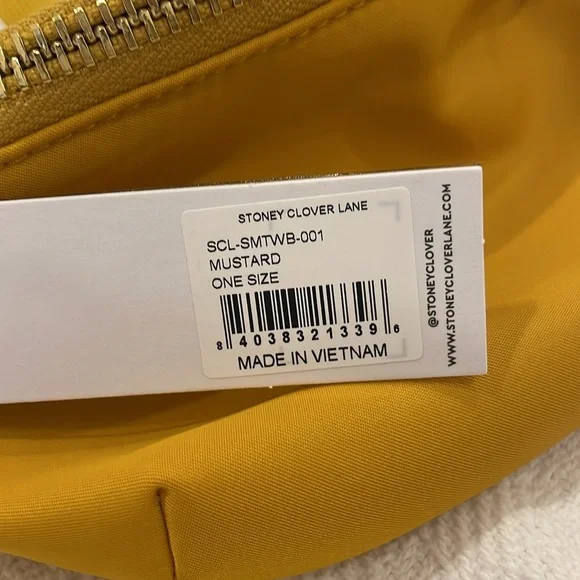 Stoney Clover Lane Classic Fanny Pack in mustard NWT - Picture 3 of 6